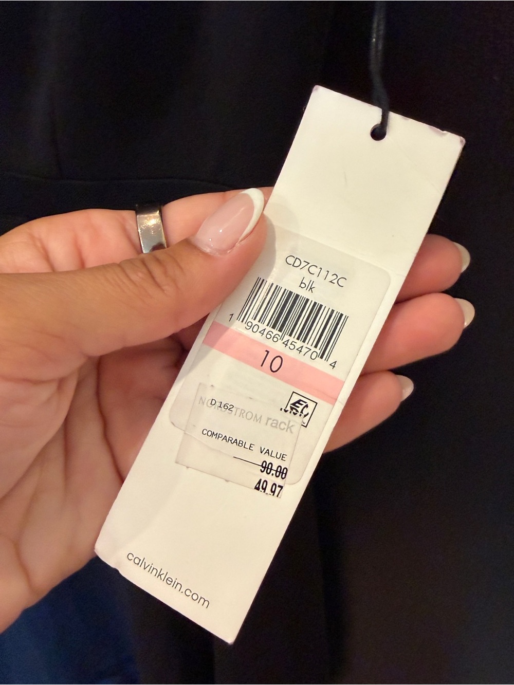 Calvin Klein Black Sleeveless Fit-and-Flare Midi Dress - Picture 3 of 5